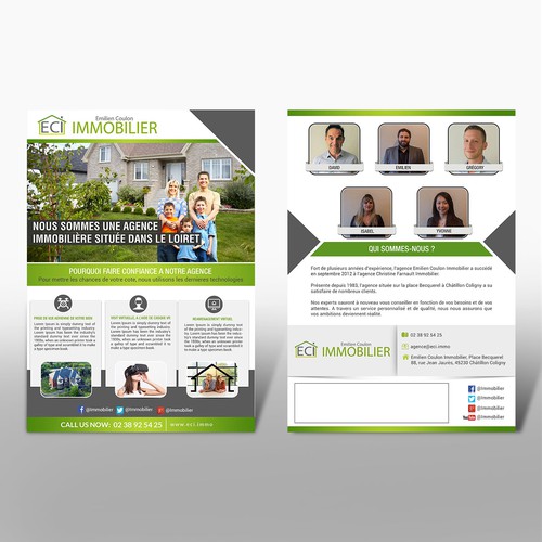 Postcard, flyer or print contest entry by zenefashions