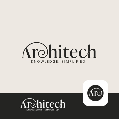 Brilliant logo required for knowledge oasis in an age of cognitive overload! Design by Anchasto