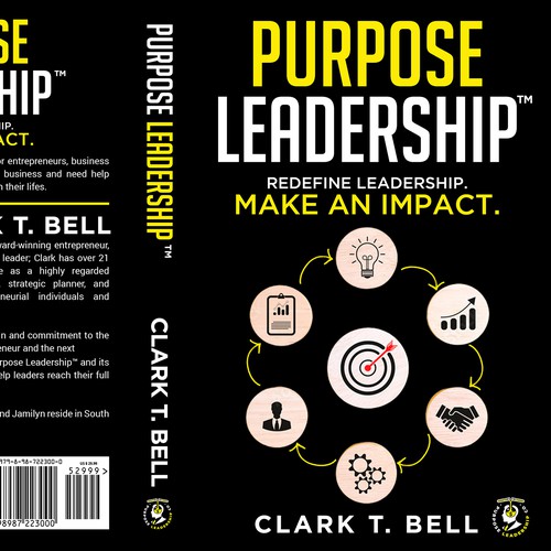 Purpose Leadership Book Cover Design by Bigpoints