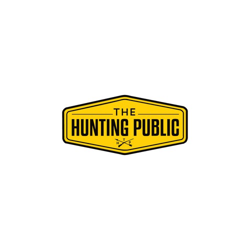 Create a public land sign logo for the hunting public