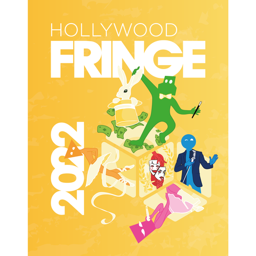 Guide Cover for LA's largest performing arts festival Design by Elena Richardson
