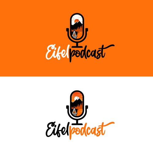 Help me with my local podcast design! Design by Fuzaken