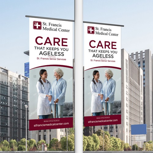 Design a banner that attracts older adults & families to use our specialized senior care & services Design by Sketch Media™