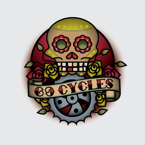 69 Cycles needs a new logo Diseño de 262_kento