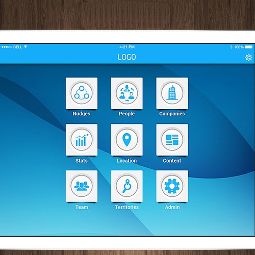 Two-screen design refresh for sales application on phone/tablet Design by Muhammad Abubaker