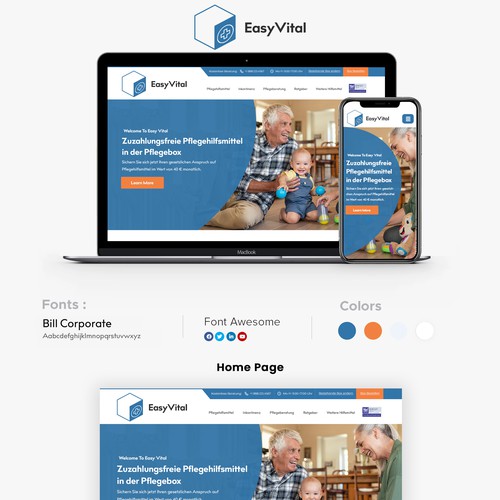 Web page design contest entry by Isaac Creative