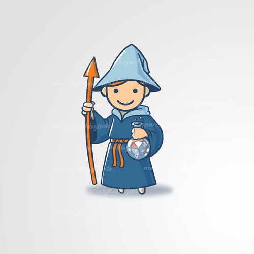 Create a Wizard Character with our Logo Design by Mariangel Salazar
