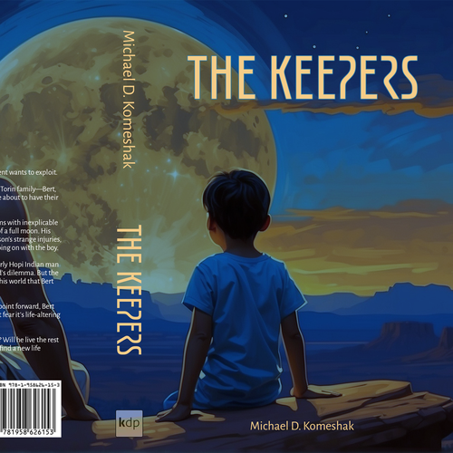 Design a mystical-themed book cover for a story about an astral traveling boy. Design by Dorulu