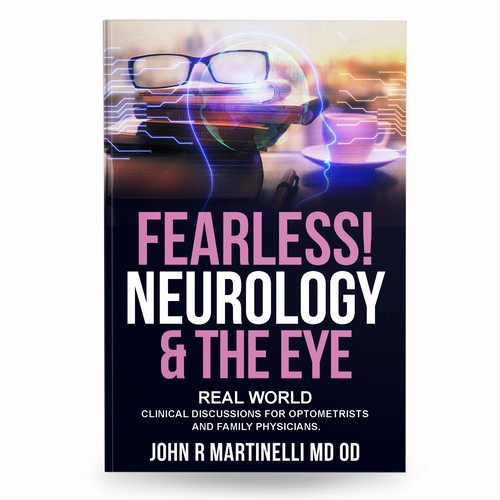 Medical Cover about Neurology & The Eye/Vision in a bold yet engaging style for a new educational series for physicians. Design by anisha umělec