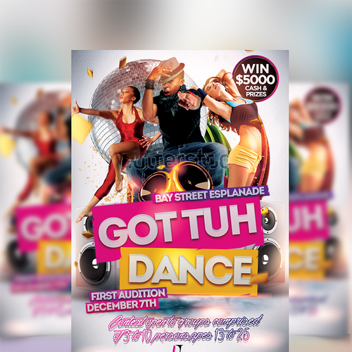 Create an exciting Television Dance Competition Poster for D.L Smith Design by Semas Studio
