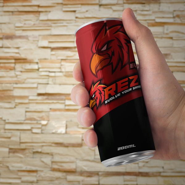 Design by Dea Mas™ titled "Logo Energy Drink Brand (Video Games / eSport market)"