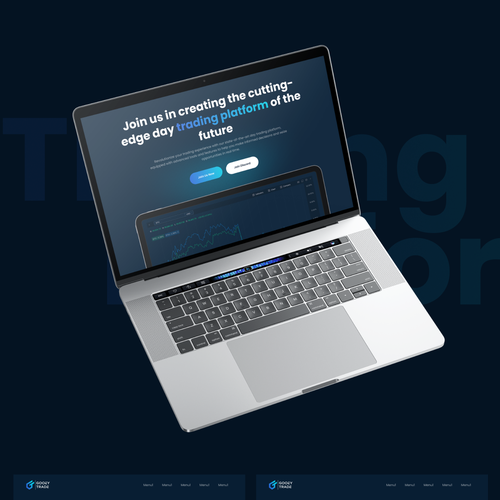 Trading Platform Webpage Design by Nur-Sana