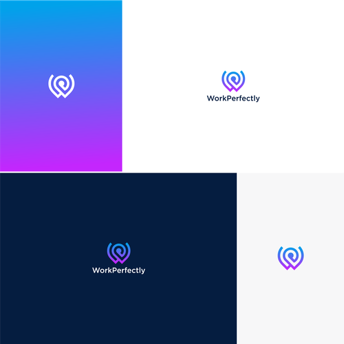 Logo for Enterprise Software WorkPerfectly Design by IvanZfan
