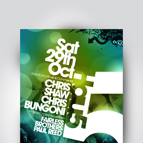 ♫ Exciting House Music Flyer & Poster ♫ Design por NowThenPaul