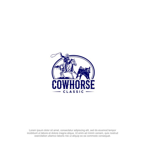Designs | Cowhorse Classic Logo Design | Logo design contest
