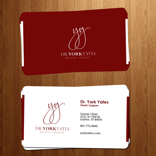 Dr. York Yates Plastic Surgery - business card Design by Mo Camara