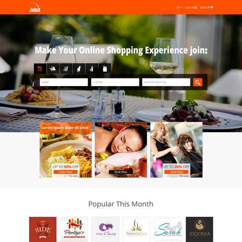 Web page design contest entry by Design Injector