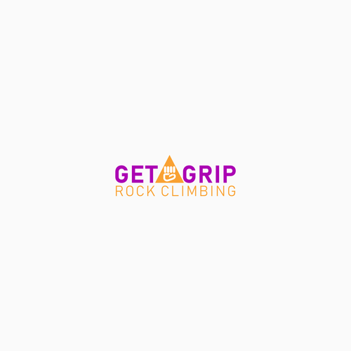 Get A Grip! Rock Climbing logo design Design von tembangraras