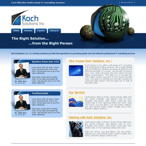 $500.00 Website template (Design only) Design by Shearyadi