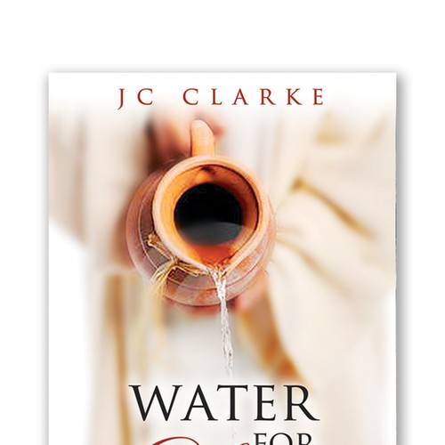 Book cover for "Water for Life" , already had great success with the logo - looking forward to this! Design by rejenne