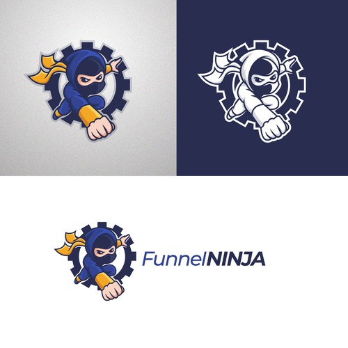 Looking For A Ninja Logo For Our Marketing Agency 🥷🏻 Design by masjacky