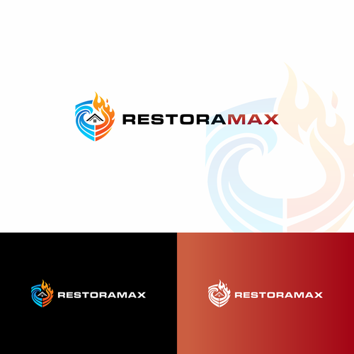 Restoration Company Branding. Design by agusiono
