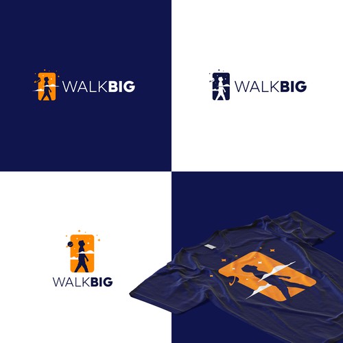 Create a logo for Walk Big, an online media company Design by L.ROS