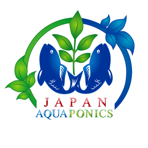 Aquaponics logo design 3D Printed Fish Feeder