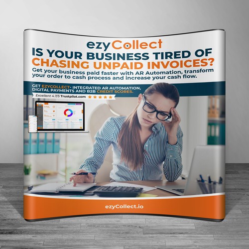 B2B Saas Pull Up Banner for Trade Show Design by icon89GraPhicDeSign