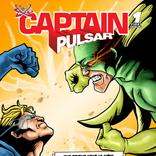 Captain Pulsar First Edition Comic Concept Design by Hadeboga Studio