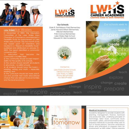 Create the next brochure design for Lake Wales High School Career Academies Design by Nasia-K_GRaphics