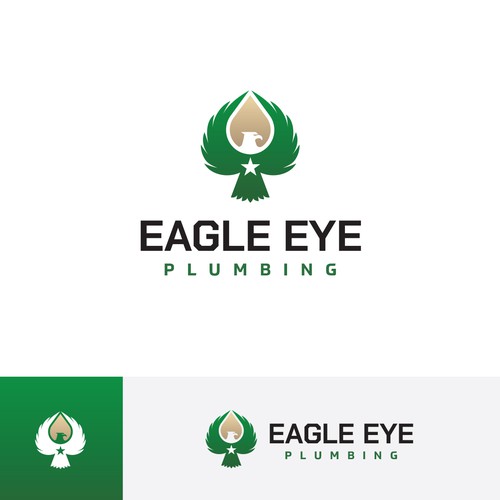 Eye catching and very marketable logo for plumbing company. The company name is Eagle Eye Plumbing Design by Alvianks