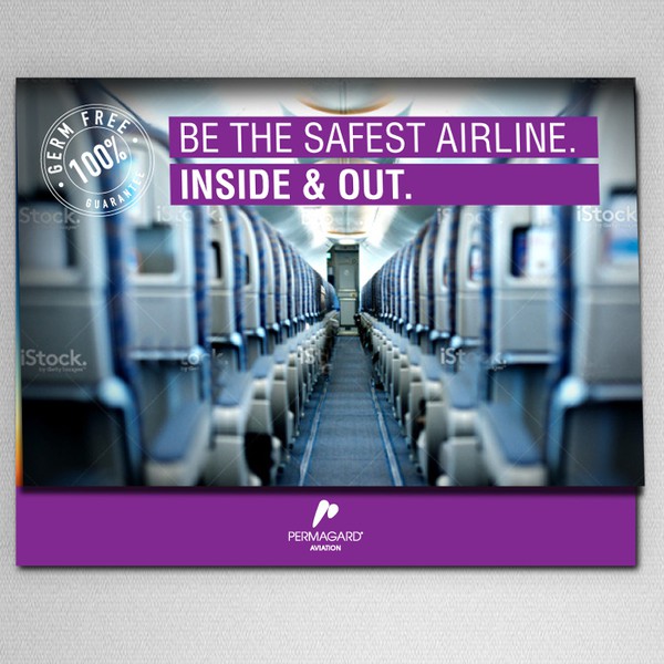 Design by Pam Elle titled "Brochure - Free germ trasportation company"