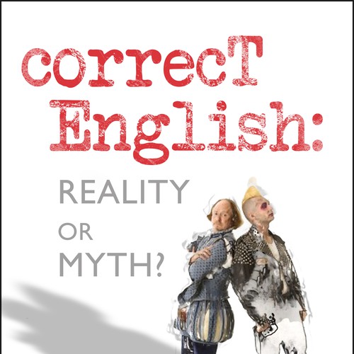 Create an attractive cover for a paperback book about language Design by Callunna