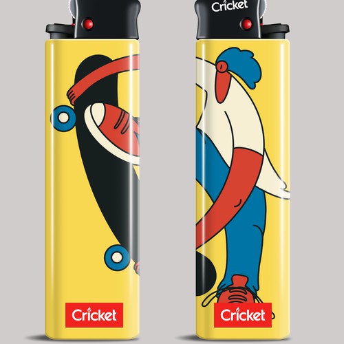 Create illustrations for a limited collection of Cricket Lighters (Multiple Winners) Design by _razz_art_