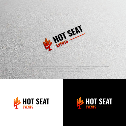 Impactful Logo For 'Hot Seat Events' – Learn from Industry Experts Through Livestreams & Events.-ontwerp door StudioJack