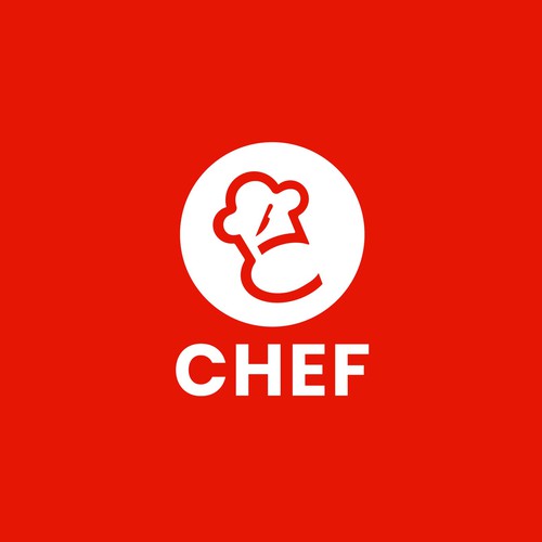 "CHEF": Food & Cooking Social Media Logo Design by Parbati