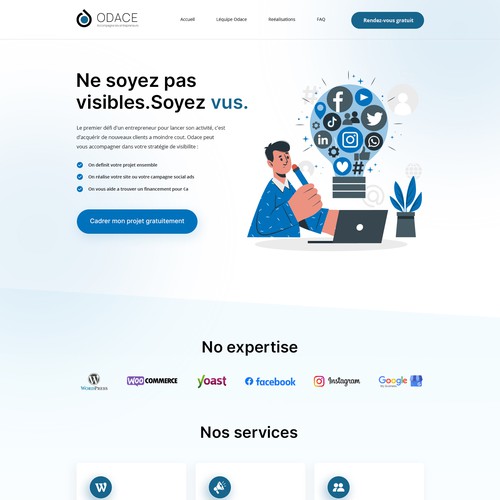 Web page design contest entry by AKDCreative