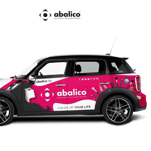 Be creative for our cosmetic company car! Design by essellegi