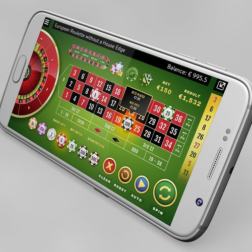 Casino > Roulette Table & Stats for Mobile Devices in 2D Format Design by Z a n a