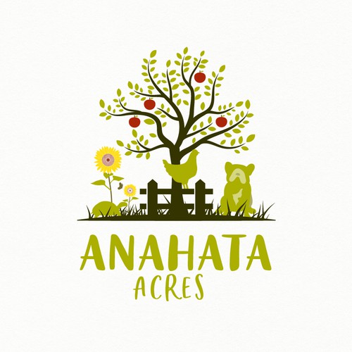 Organic Farm looking for a logo that represents the heart and soul of our land. Design by Mi&Me