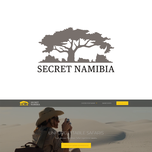 Logo Design for Luxury Safari Website / Company. To resonate with High Net Worth Individuals Diseño de zlup.