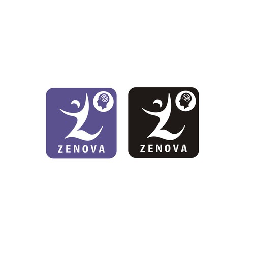 Zenova Logo: Revolutionary suite of health and wellness mobile apps Diseño de Abacusgrp
