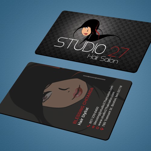 Create A Business Card For An Expanding Trendy Full Service Hair