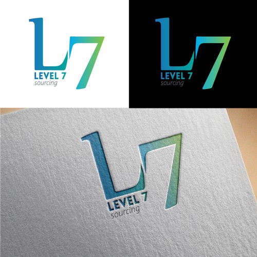 Level 7 Sourcing needs a cool / powerful logo which speaks to its awesomeness :) Design réalisé par jigscreative