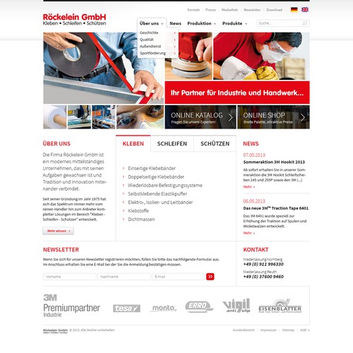 Web page design contest entry by shady_lane