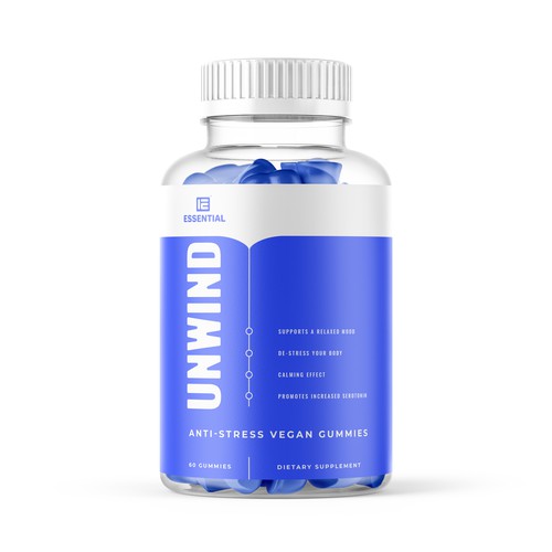 Trendy Supplement Brand Label Design Diseño de Randys