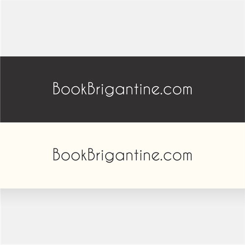 BookBrigantine.com Simple Vacation Rental Logo Design by MARSa ❤