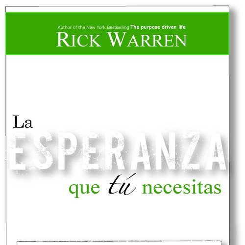 Design Rick Warren's New Book Cover Design by genteradical