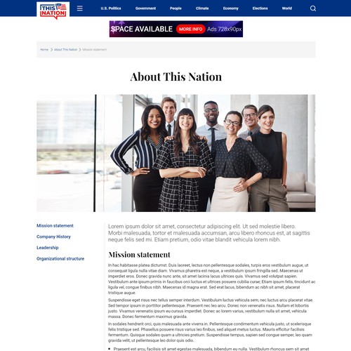 Wordpress Design for Political Blog Design by Dipis